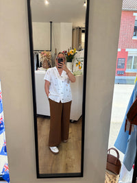 Pantalon fluide Camel - Alix