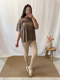Legging côtelé beige - Gili