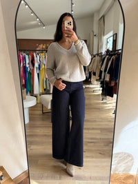 Pull beige fonce - Nina