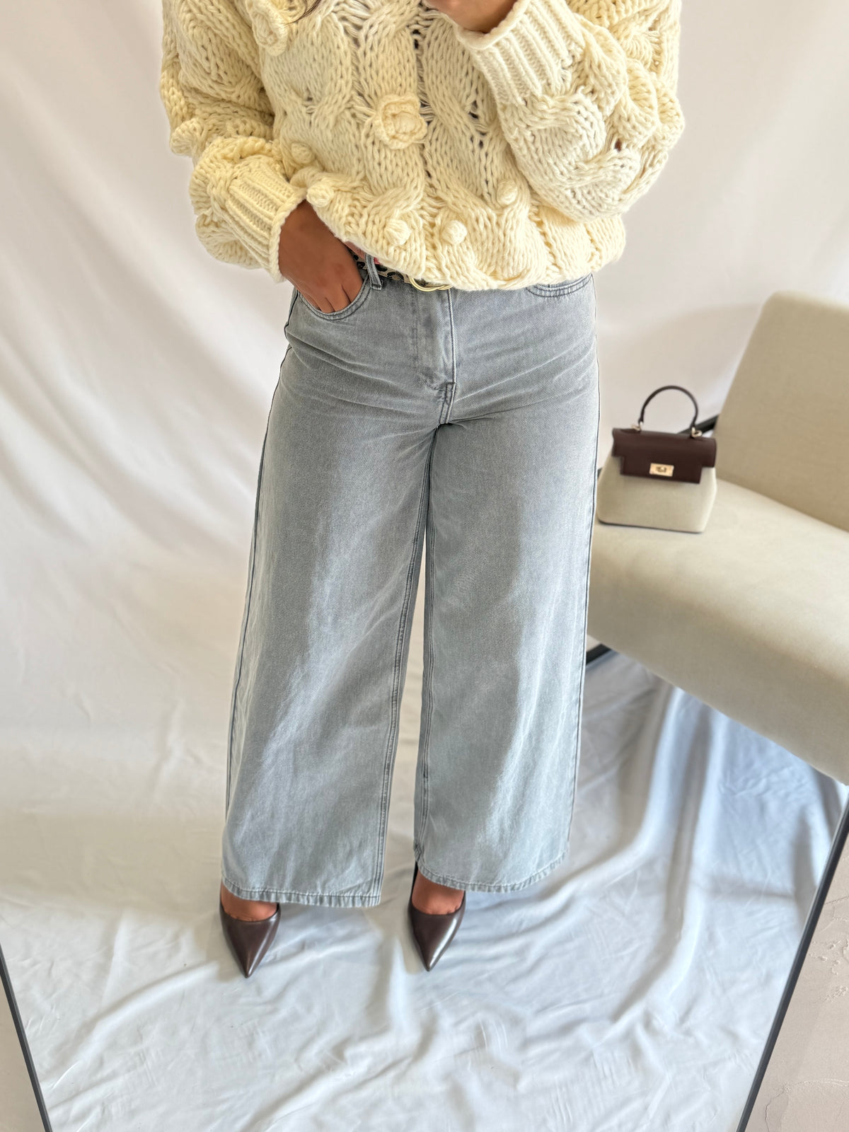 Jean gris clair - Giovani