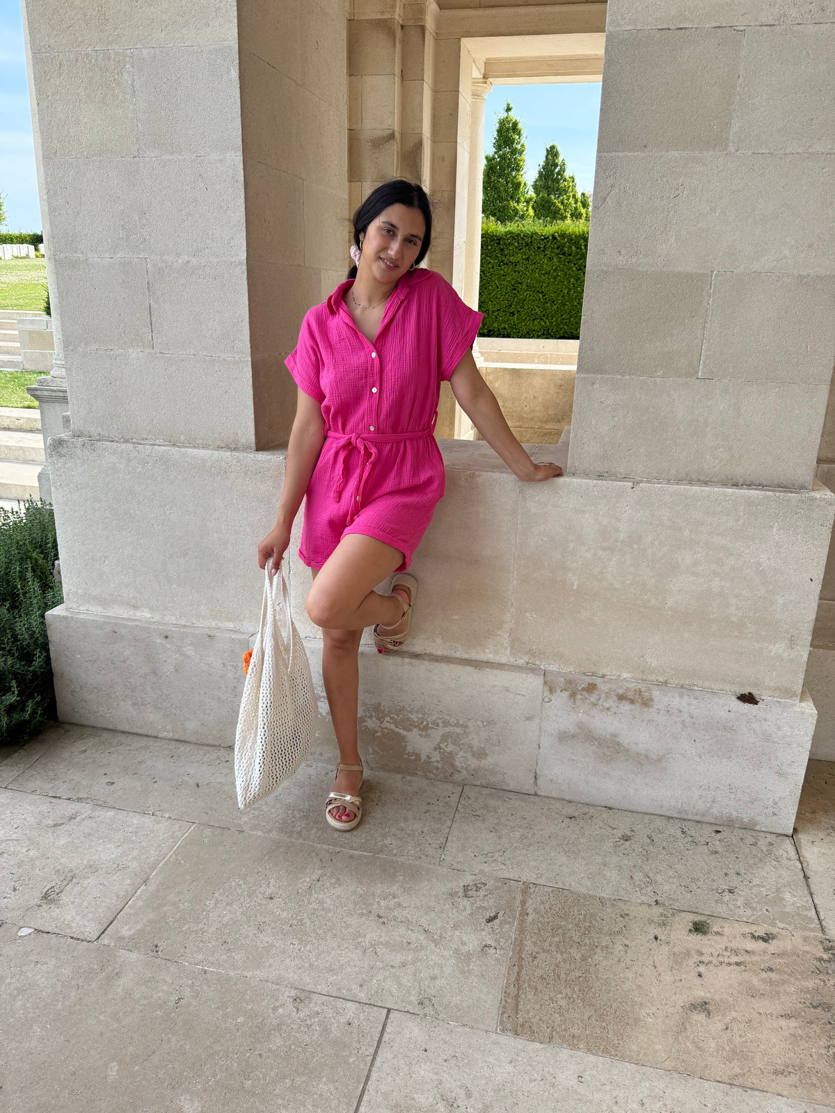 Combi short fushia - Olisa