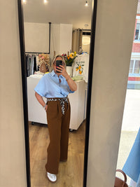 Pantalon fluide Camel - Alix