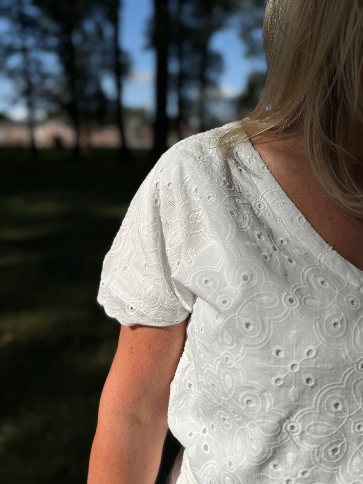 Haut broderie blanc - Vanes