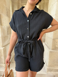 Combi short noir - Olisa