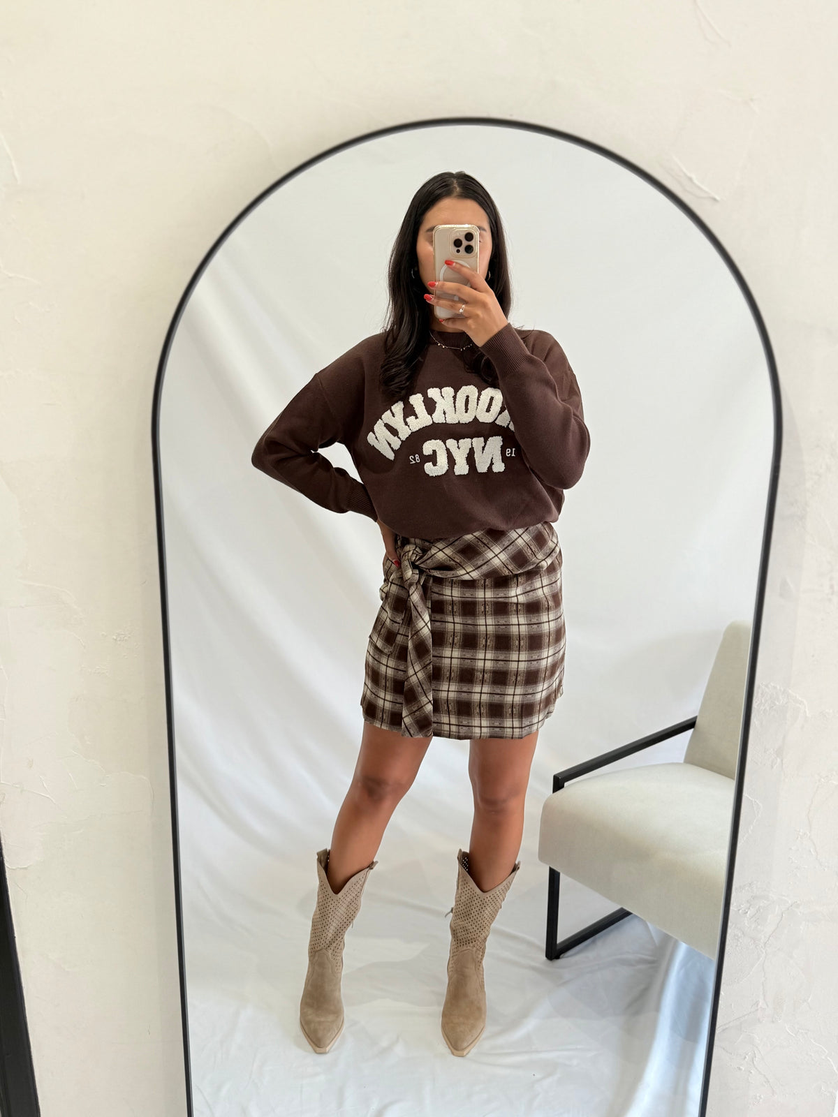 Pull marron - Brooklyn