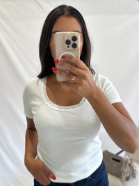 Tee shirt blanc - Pauline