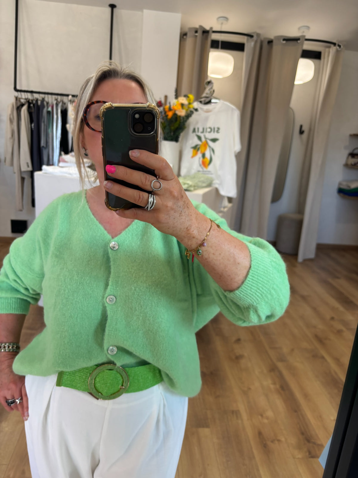 Gilet vert pomme GT - Aurel