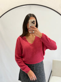 Pull bois de rose fonce - Nina