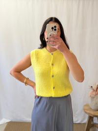 Gilet sans manches jaune - Lisa