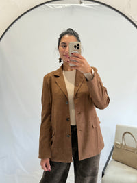 Blazer suédine Camel - Maddy
