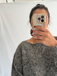 Pull chiné gris - Auguste