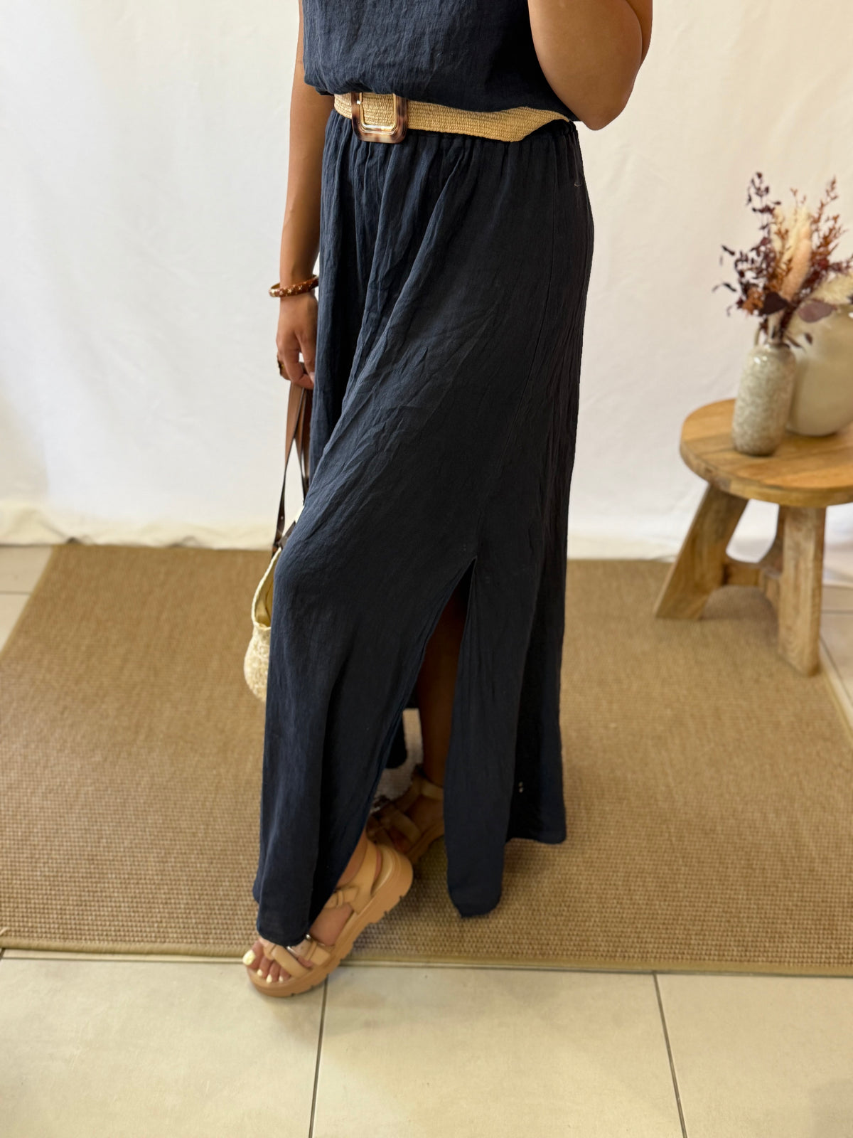 Ensemble lin marine - Astrid