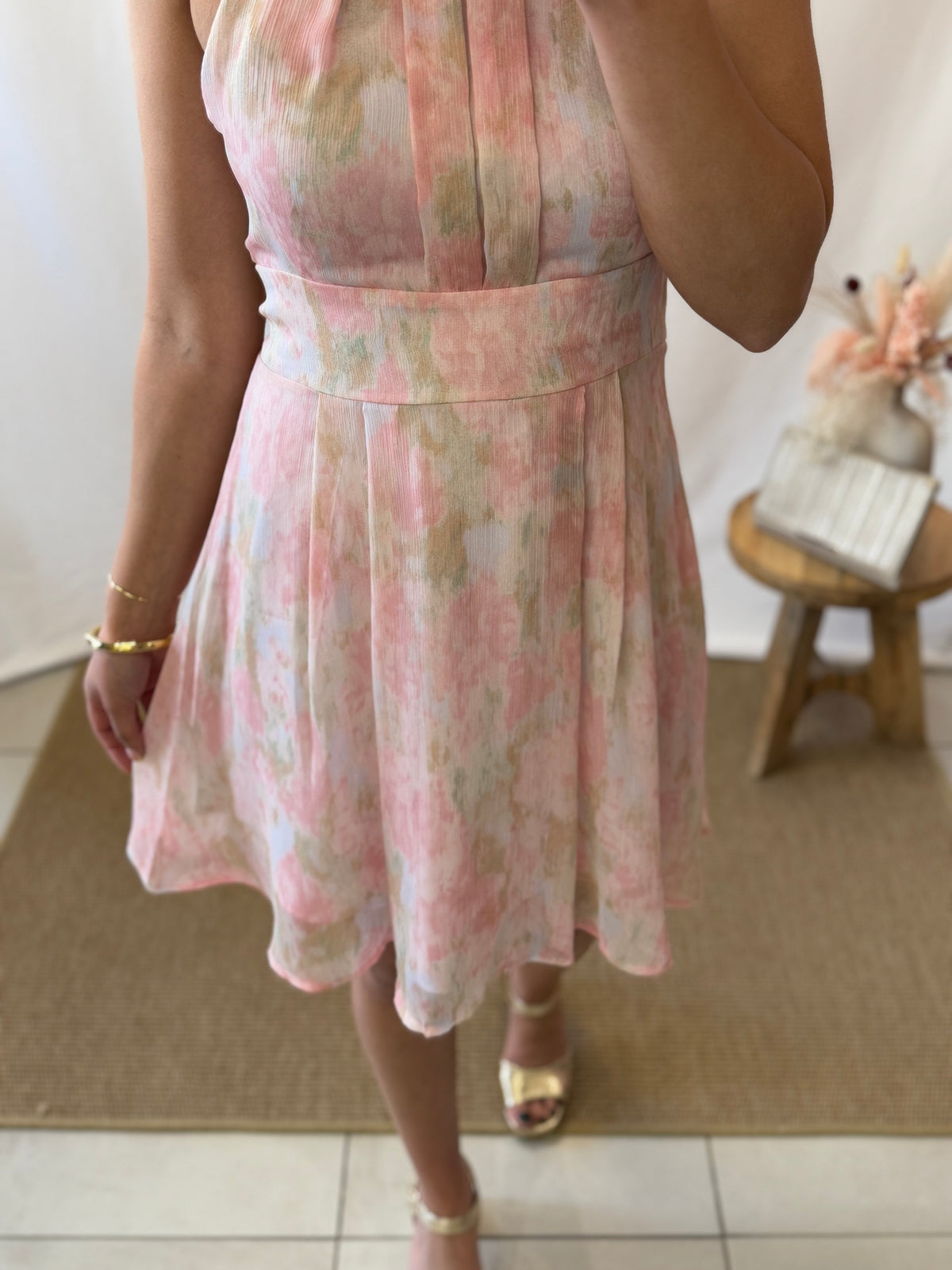 Robe courte rose - Nelo