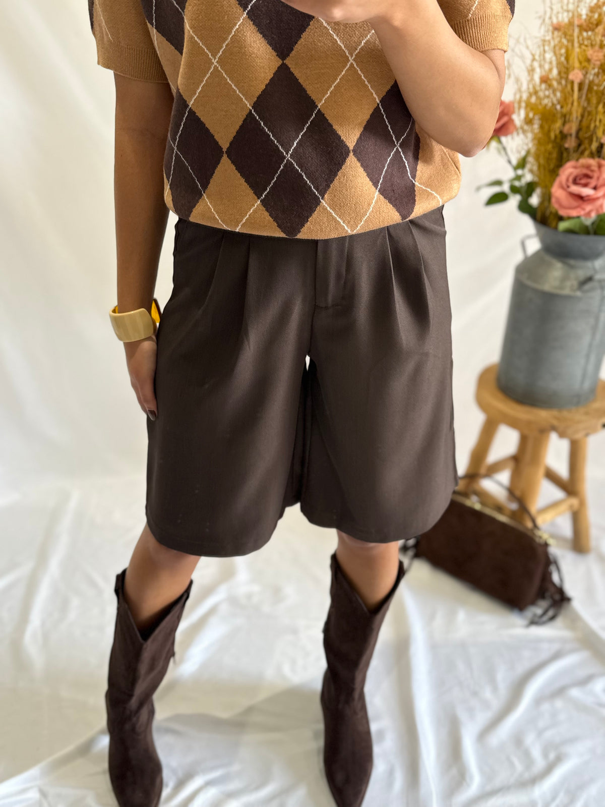 Bermuda marron - Orio