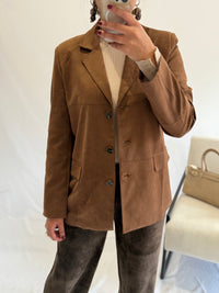 Blazer suédine Camel - Maddy