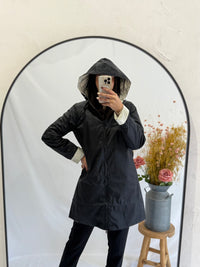 Parka noir or - Leon