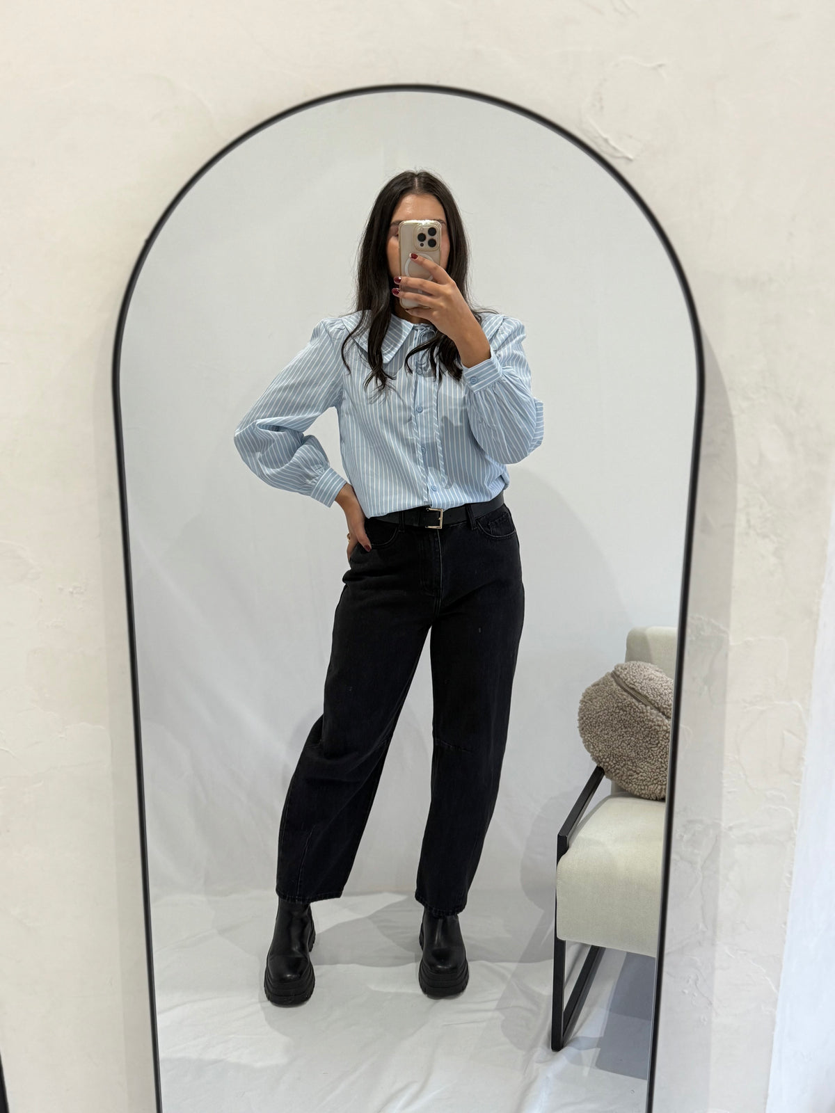 Blouse rayure bleu - Rosie