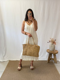 Robe volants beige - Azio