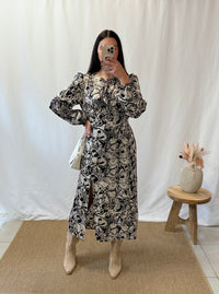 Robe longue motifs - Adix