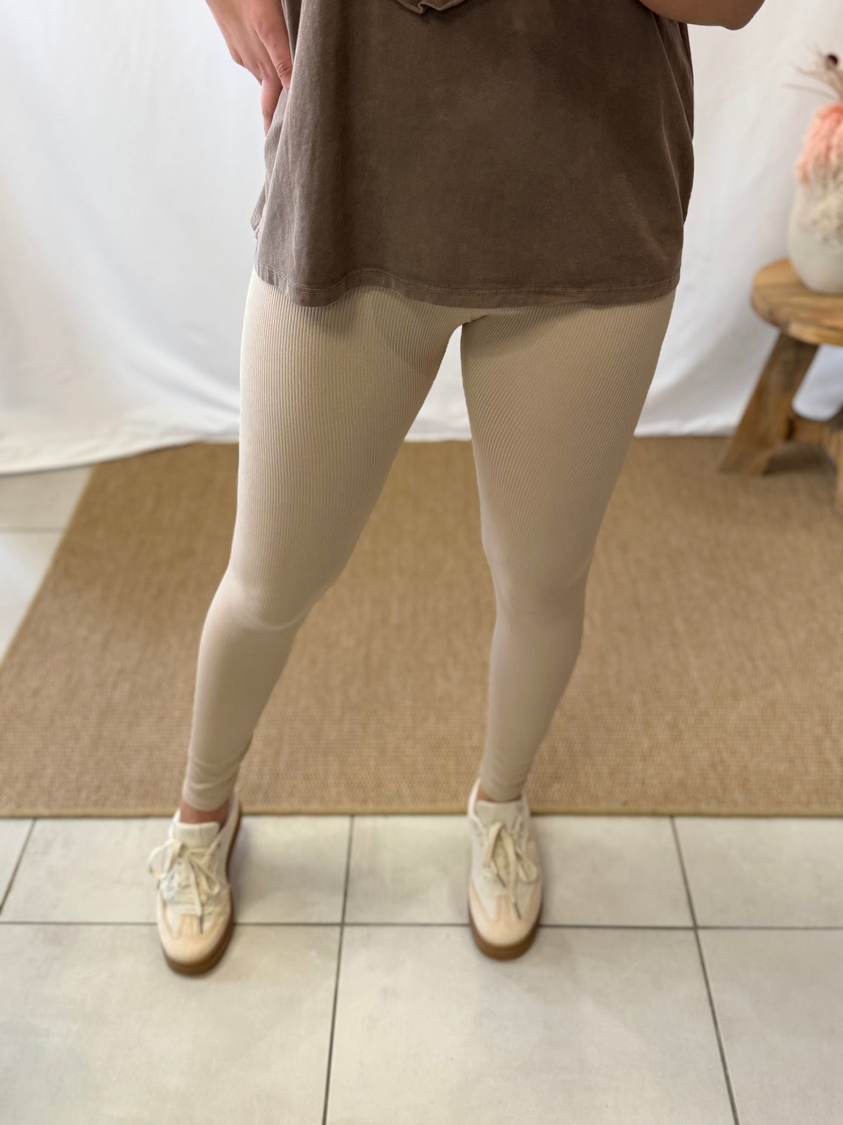 Legging côtelé beige - Gili
