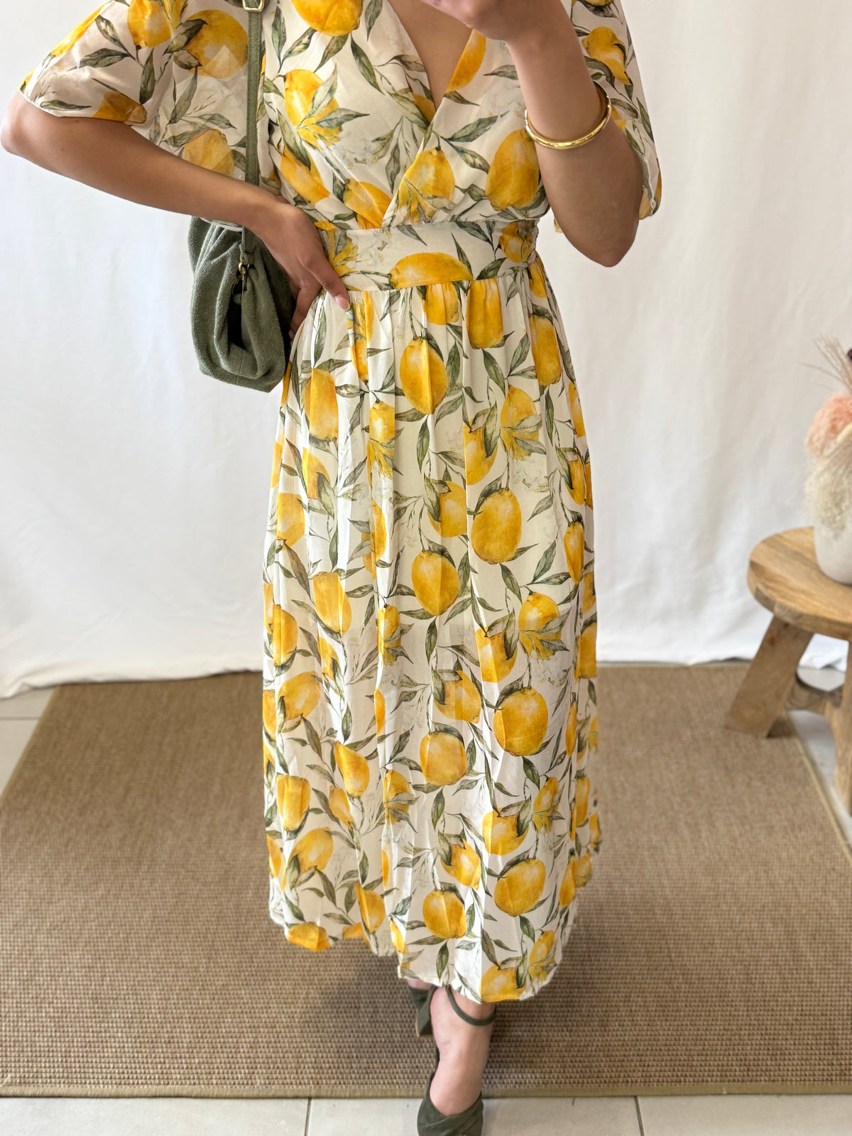 Robe longue citron - Orisa