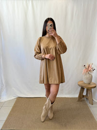 Robe daim Camel - Vanes