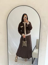 Gilet chocolat - Ingrid