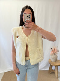 Gilet écru - Ourson