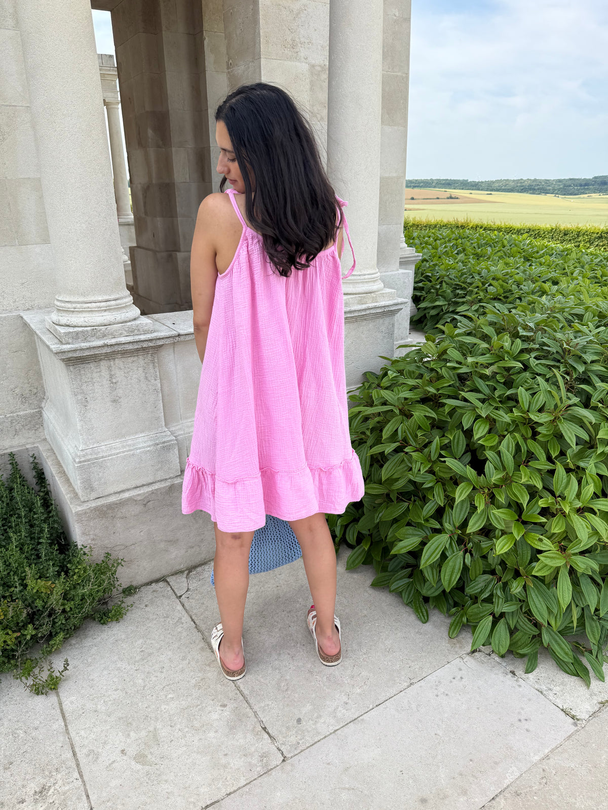 Robe gaze rose - Vic