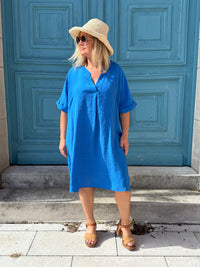 Robe bleu royal - Eloane