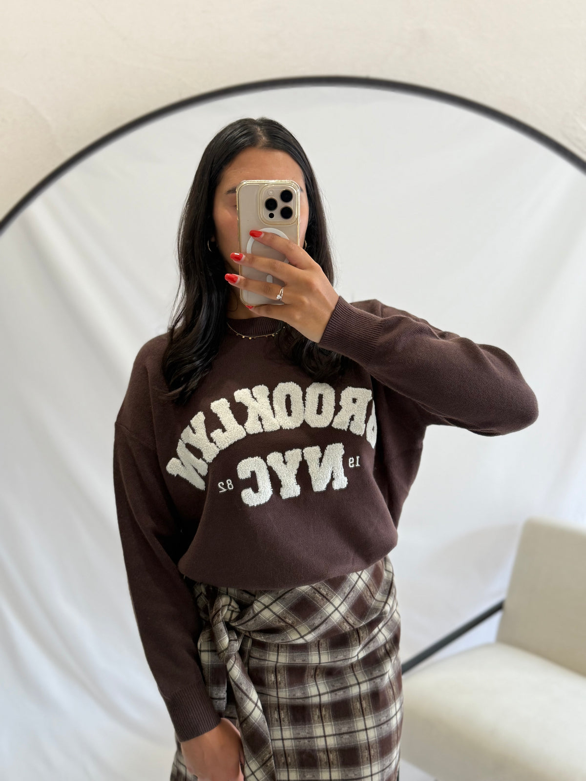 Pull marron - Brooklyn
