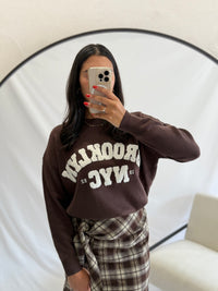 Pull marron - Brooklyn