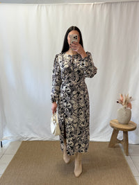 Robe longue motifs - Adix