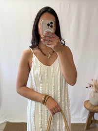 Robe volants beige - Azio