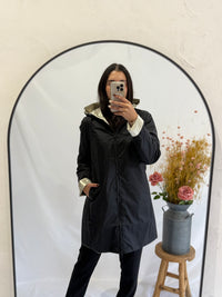 Parka noir or - Leon