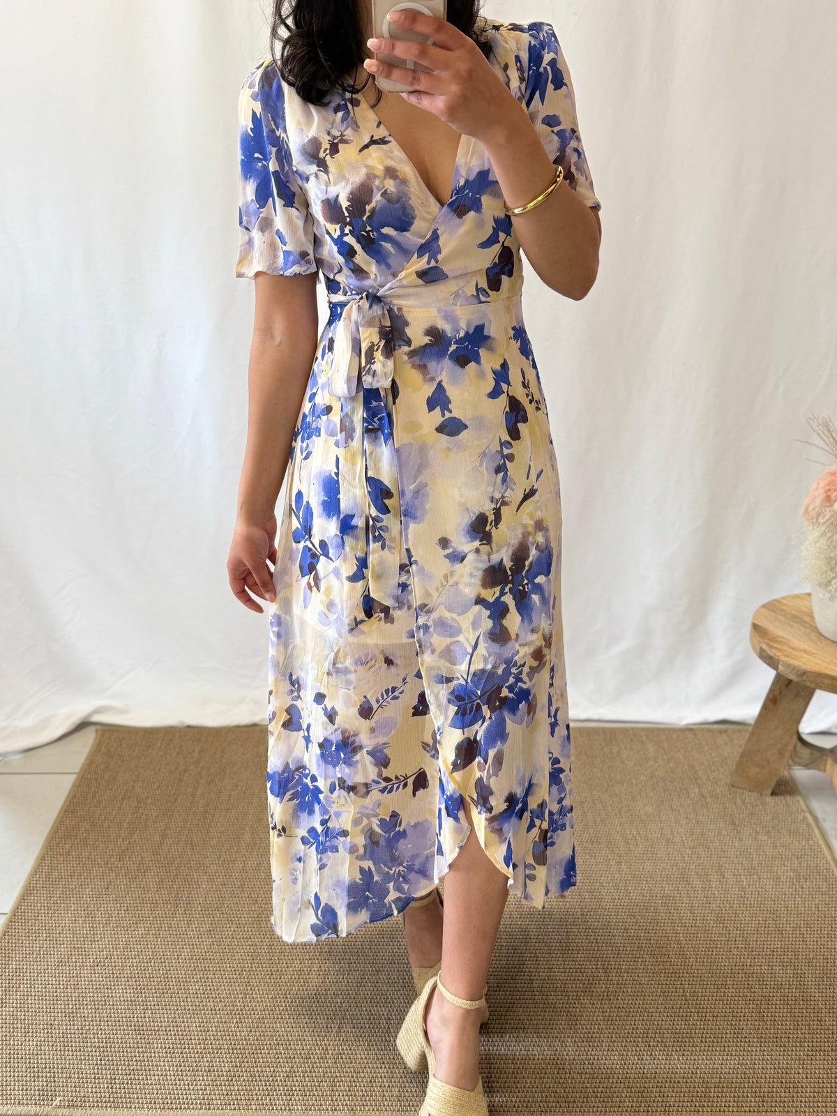 Robe longue bleu - Calfa