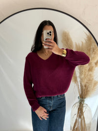 Pull bordeaux - Nina