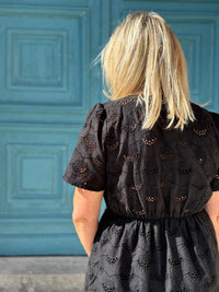 Robe broderie noir - Lou