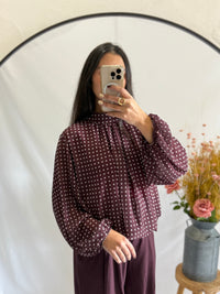 Blouse à pois - Choco