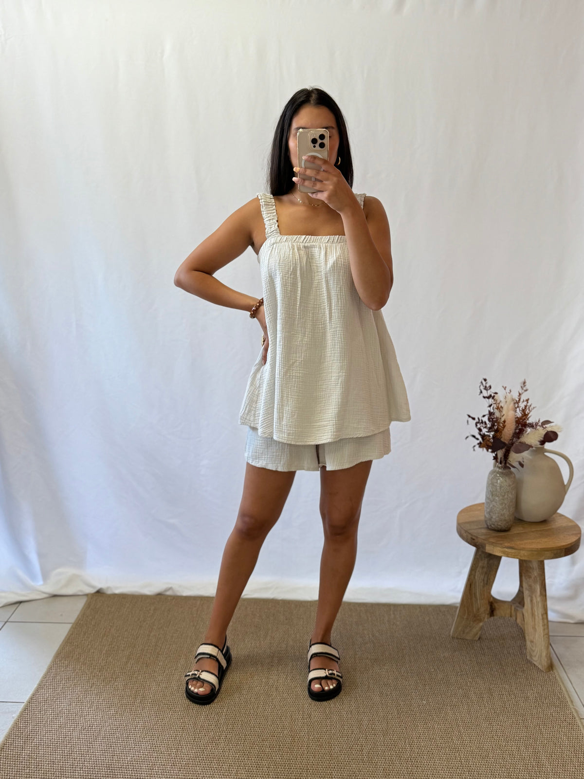 Ensemble gaze beige - Marina