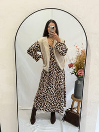 Robe longue léopard - Topia