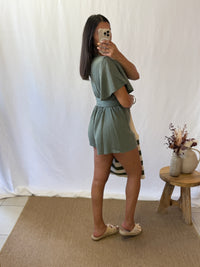 Combi short kaki - Valia