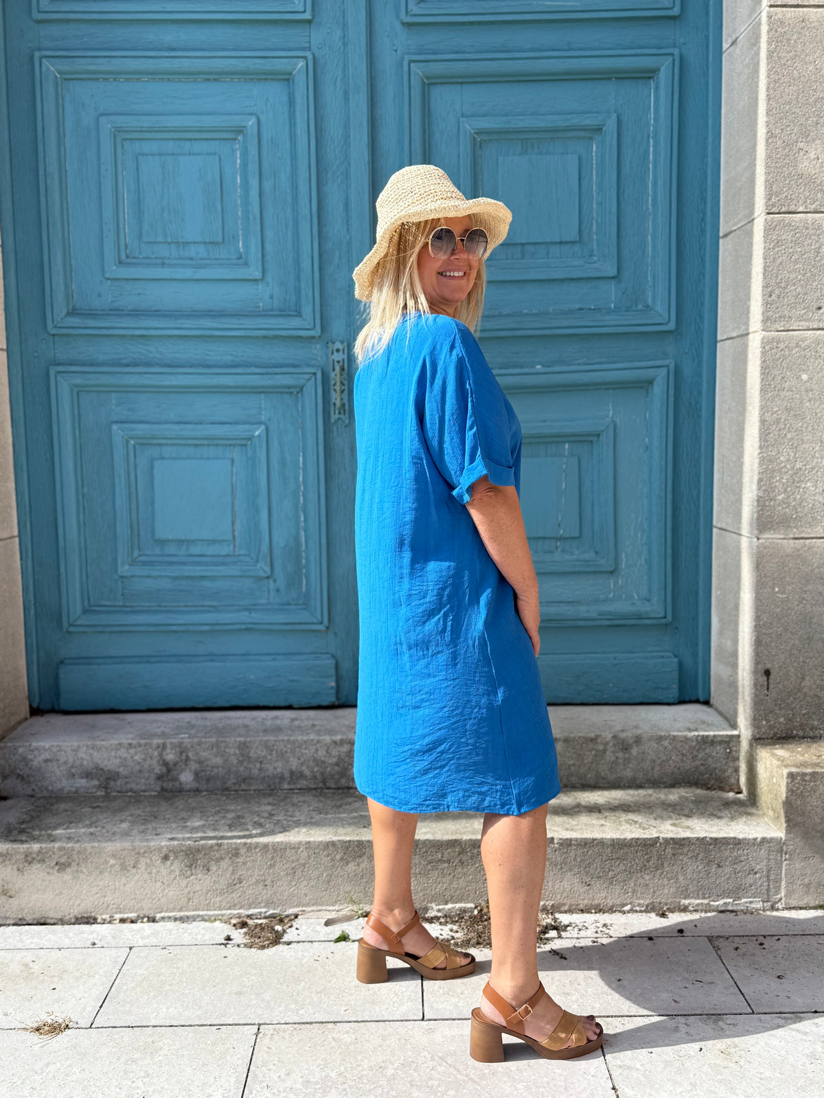 Robe bleu royal - Eloane