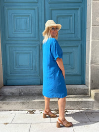 Robe bleu royal - Eloane