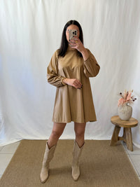 Robe daim Camel - Vanes