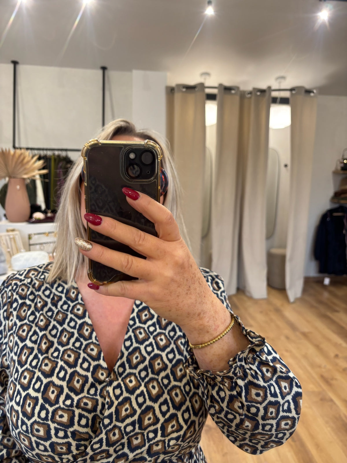 Robe longue marron - Ilona