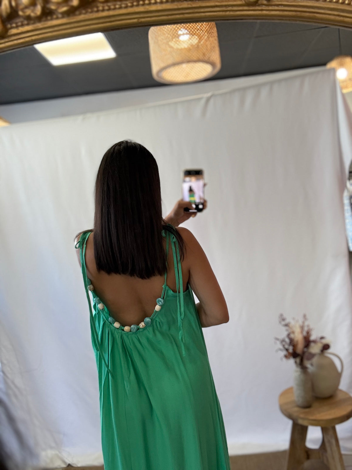 Robe longue vert - Paul