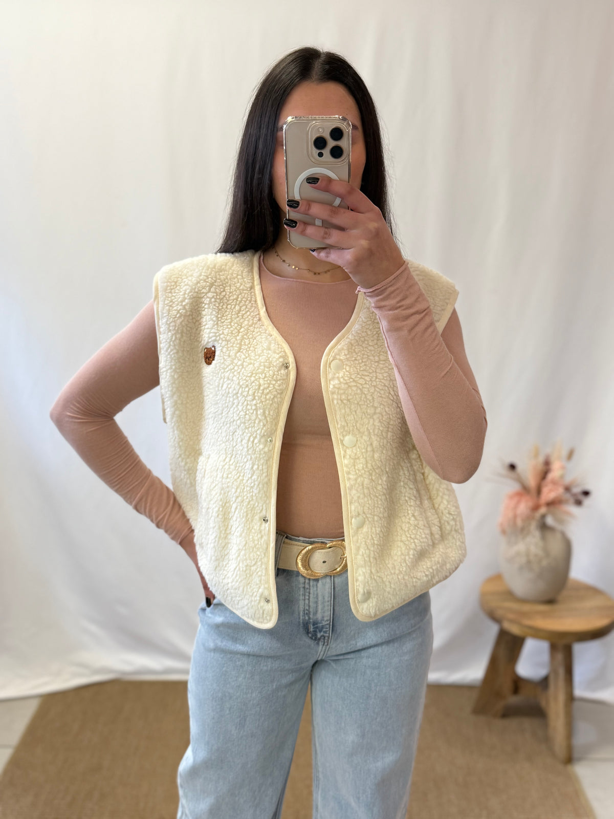 Gilet écru - Ourson