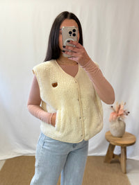 Gilet écru - Ourson