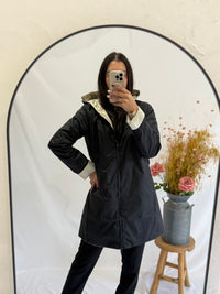 Parka noir or - Leon